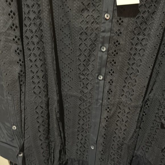 Thakoon eyelet button up tunic dress size 2. NWT - Picture 2 of 6